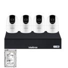 Kit 4 Câmeras Wi-Fi Intelbras IM4 NVD 1404 1080p Intelbras Com 4 Canais Com Hd 2tb Incluso