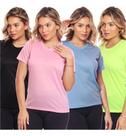 Kit 4 Camisas Dry Fit Academia Esportiva Com Proteção Uv