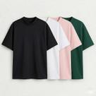 Kit 4 Camiseta Oversized Masculina Street Basic Camisa Lisa T-shirt Diversas Cores Kit 4 Camiseta Oversized Masculina Street Basic Camisa Lisa T-shirt Diversas Cores
