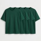 Kit 4 Camiseta Oversized Masculina Street Basic Camisa Lisa T-shirt Diversas Cores