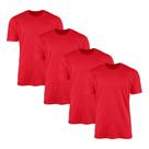 Kit 4 Camisetas AMGK Masculina Lisa Básica 100% Algodão Kit 4 Camisetas AMGK Masculina Lisa Básica 100% Algodão