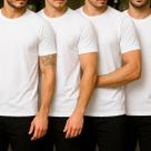 Kit 4 Camisetas Fit Masculina Academia Treino Corrida Treino Básica Lisa Casual Respirável 100% Poli