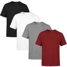 Kit 4 Camisetas Masculina Top Lisas Algodão 100% Confortável Academia Cores Blusa Camisa Treino Bara