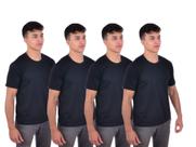 Kit 4 camisetas masculinas básicas manga curta algodão Kit 4 camisetas masculinas básicas manga curta algodão