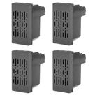 Kit 4 Campainha Cigarra Im Preta 220V Pial Plus 611041PTit