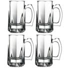 Kit 4 Canecas Bulgaria Copo Vidro Cerveja Chopp 300ml