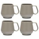 Kit 4 Canecas Café Chá Chubby 330ml Chia Oxford