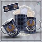 Kit 4 Canecas Porcelana Casas Harry Potter