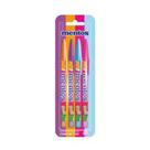 Kit 4 Canetas Esferográfica Compactor Mentos com Cheirinho