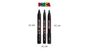 Kit 4 Canetas POSCA Pretas 1 PC-1M, 2 PC-3M e 1 PC-5M 9inativo) Kit 4 Canetas POSCA Pretas 1 PC-1M, 2 PC-3M e 1 PC-5M 9inativo)