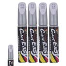Kit 4 Canetas Tinta Reparadora Tira Risco Automóveis Carro Moto Caminhões Pintar e Retocar Pneu Azulejo e Tênis Aplicador PRATA