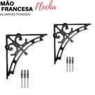 Kit 4 Cantoneira Mão Francesa De Aluminio 35x35 Flecha