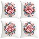 Kit 4 Capa Almofada Decorativa Simples Basica Presente Sofa Poltrona Cama Estampada Toque Macio Luxo Kit 4 Capa Almofada Decorativa Simples Basica Presente Sofa Poltrona Cama Estampada Toque Macio Luxo