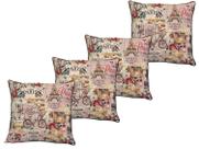 Kit 4 Capa de Almofada Impermeável Belize 45cmx45cm