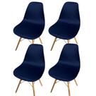 Kit 4 Capa de Cadeira Charles Eames Eiffel Pé Palito Malha Lisa