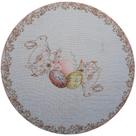 Kit 4 Capa Sousplat Supla Pascoa Redondo Tecido 35cm Semmdf Kit 4 Capa Sousplat Supla Pascoa Redondo Tecido 35cm Semmdf