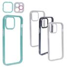 Kit 4 Capas 3 em 1 Transparente Compatível Iphone 12 Pro Max