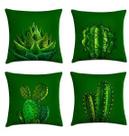 kit 4 capas almofadas flora cactos