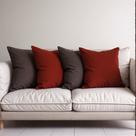Kit 4 capas Almofadas Veludo Sofa Tons Cores 45x45