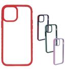 Kit 4 Capas Borda Transparente Compatível Iphone 12/12Pro
