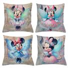 Kit 4 Capas Da Lilo Stitch Decoração Quarto Menina Menino Vários Personagens