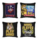 Kit 4 Capas De almofada Decorativa A Gamer