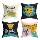 Kit 4 Capas de Almofada Decorativas Estampadas - Be Wild