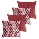 Kit 4 capas de Almofada Jacquard - 2341