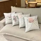 Kit 4 Capas de Almofadas 42x42cm Decorativas Modernas Premium Sofá Sala Cama