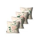 Kit 4 Capas de Almofadas Alta Qualidade Mdecore 45X45