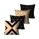 Kit 4 Capas de Almofadas Alta Qualidade Mdecore 45X45