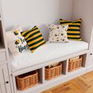Kit 4 Capas De Almofadas Decorativa Bee Honest