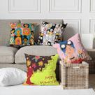 Kit 4 Capas De Almofadas Decorativa Dia das Mulheres Kit 4 Capas De Almofadas Decorativa Dia das Mulheres