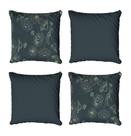 Kit 4 Capas De Almofadas Decorativa Tropical Cinza Chumbo Kit 4 Capas De Almofadas Decorativa Tropical Cinza Chumbo