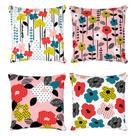 Kit 4 Capas de Almofadas Decorativas Flora