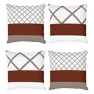 Kit 4 Capas de Almofadas Decorativas Geometric Morph
