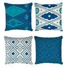 Kit 4 Capas de Almofadas Decorativas Rayka