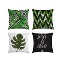 kit 4 capas de almofadas floral gratidão 40x40