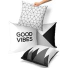 kit 4 capas de almofadas good vibes PB 45x45