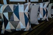 kit 4 capas de almofadas Gorgurinho/ Oxford Areia 45x 45