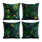 Kit 4 Capas De Almofadas Impermeável Piscina Praia Natureza 45x45 Novadecora