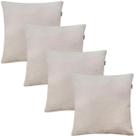 Kit 4 Capas de Almofadas Linho Lincoln 45x45cm Escolha a Cor Kit 4 Capas de Almofadas Linho Lincoln 45x45cm Escolha a Cor