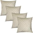 Kit 4 Capas de Almofadas Matelassê Fendi Liso 45x45cm