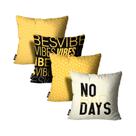 Kit 4 Capas de Almofadas Mdecore