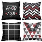 Kit 4 Capas de Almofadas Modernas