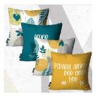 Kit 4 Capas de Almofadas Premium Mdecore 45x45