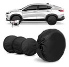 Kit 4 Capas Protetor de Roda Pneu Aro 18 19 20 Impermeável Xixi 72cm