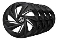Kit 4 Carlota Esportiva Volkswagen Aro 13 Jogo Calota Vw Gol G1 G2 G3 G4 G5 Up
