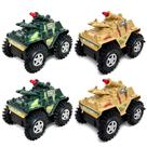 Kit 4 Carrinhos Eletrônicos Jeep 4x4 Sobe na parede dá Cambalhotas Militar com Luz Kit 4 Carrinhos Eletrônicos Jeep 4x4 Sobe na parede dá Cambalhotas Militar com Luz