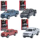 Kit 4 Carrinhos Em Metal Chevrolet S10 2023 1:64 Original Licenciado GM, CKS Toys, Pneus De Borracha